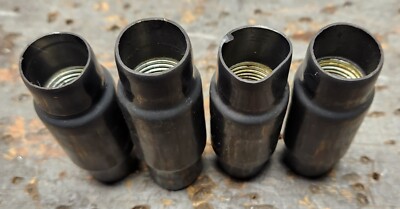 (Lot of 4) Unbranded 1/2'' PVC Coated Couplings Equal to Plastic-Bond PRCPLG-1/2