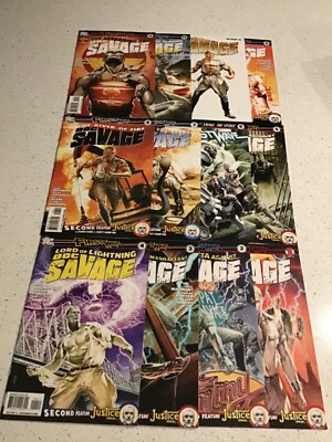 FIRST WAVE DOC SAVAGE 12 DC COMICS NUMBERS 1 TO 12 NEW