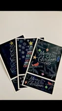 Mrs. Grossman Stickers CHALK TALK MERRY CHRISTMAS Stickers