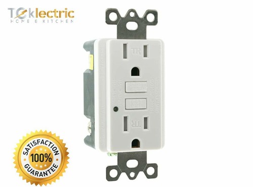 3 Teklectric 15A Heavy Duty GFCI Receptacle, Tamper Resistant, ETL Listed Outlet - Picture 6 of 7