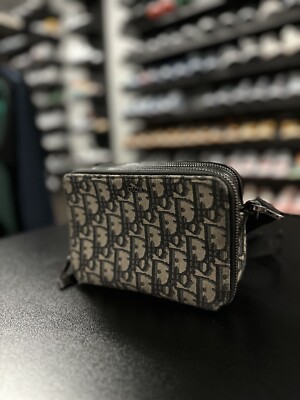 Christian Dior Shoulder Bag Diagonal Dior Oblique 100% Authentic