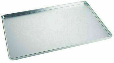 Ausstellblech Thekenblech Kuchenblech Backblech Aluminium Alu 400x250x20 mm
