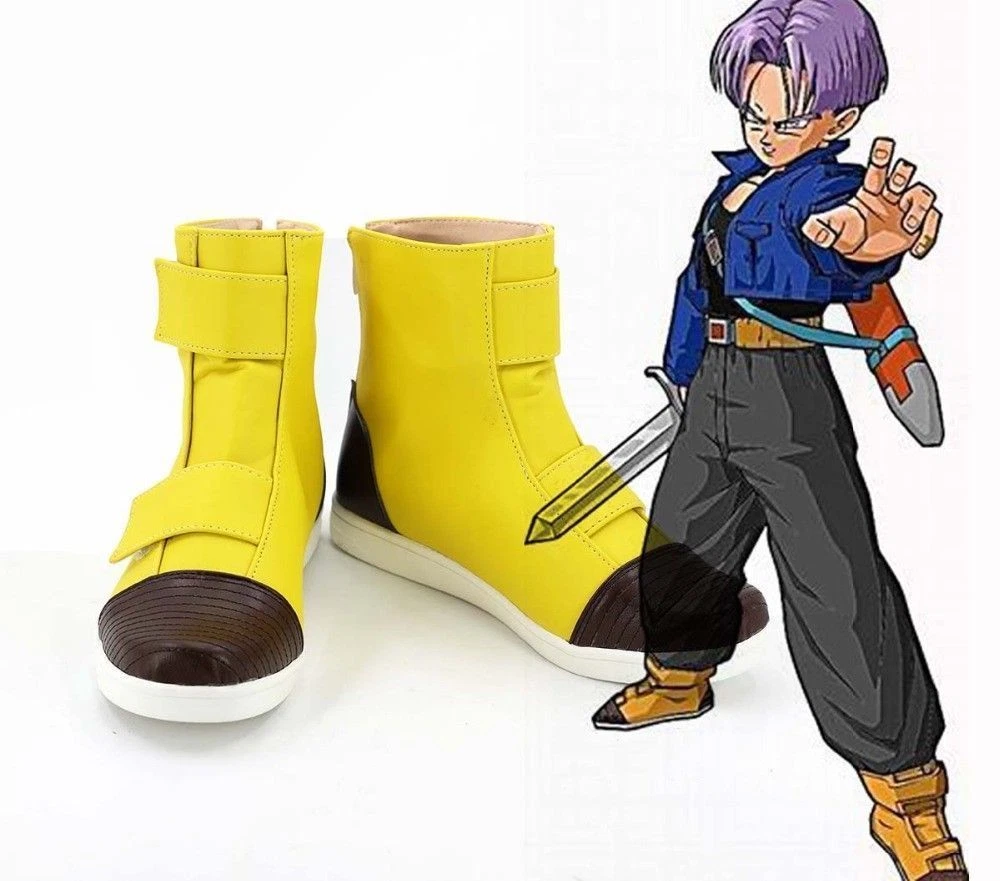 Dragon Ball Trunks Yellow Boots Cosplay Boots Shoes |