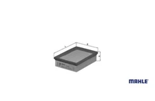 Mahle LX 337 Air Filter for Ford Courier Fiesta III Box
