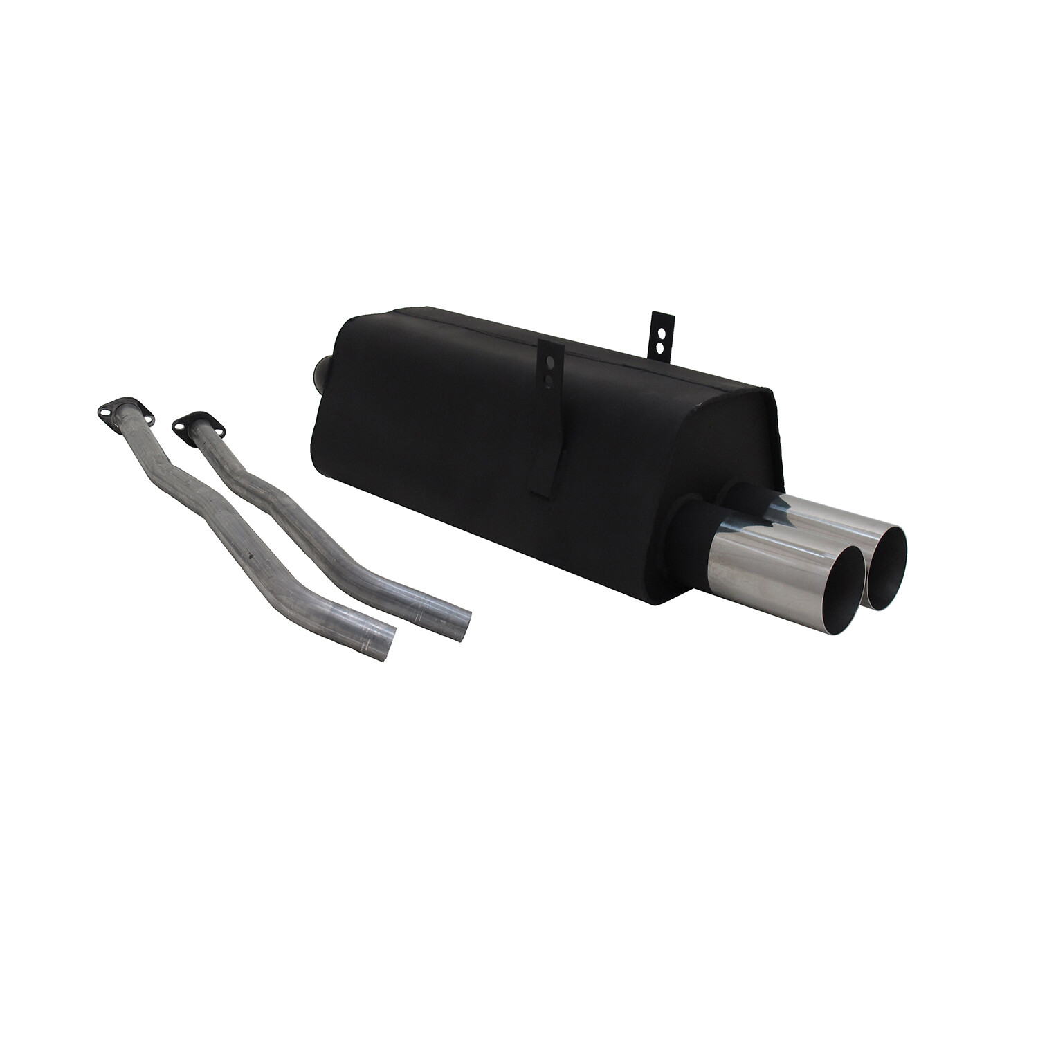 Silenciador Deportivo Novus Para BMW E90/E91, Doble Salida 2x76 Mm, Acero Inoxidable, Con ABE