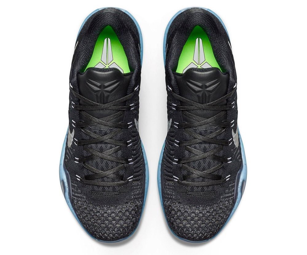 Nike Kobe X Elite Low PRM HTM Arrowhead Black Grey Silver Green