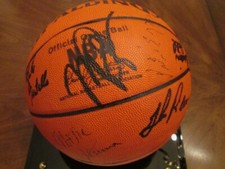 1988 NBA All-Star Game Autograph Basketball Both Teams, JORDAN, MAGIC, BIRD...