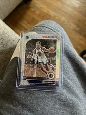 2019-20 Panini NBA Hoops Premium Stock Jordan Poole Laser Prizm Rookie RC #223