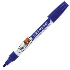 3 Thornton's  Oil-Based Paint Marker For Tire Tread Rubbers Medium Point Blue