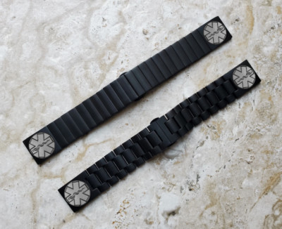 Medical Seal Engraved Black Band Strap for Google Pixel Watch 4 3 45mm B-MS2