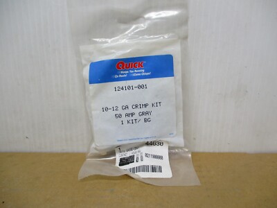 Quick Cable 124101-001 10-12 GA CRIMP KIT 50 AMP GRAY 1 KIT 44630