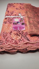 Korean Sequin African lace fabric 5 yards