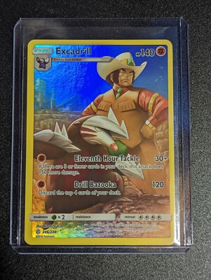 246/236  Excadrill - Secret Rare - Sun & Moon : Cosmic Eclipse - Pokemon TCG