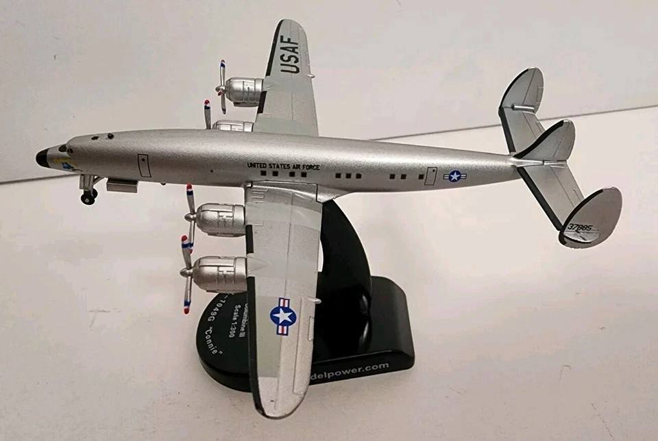 Model Power Postage Stamp planes 1/300 Diecast L-1049G USAF Columbine III - Image 2 of 4