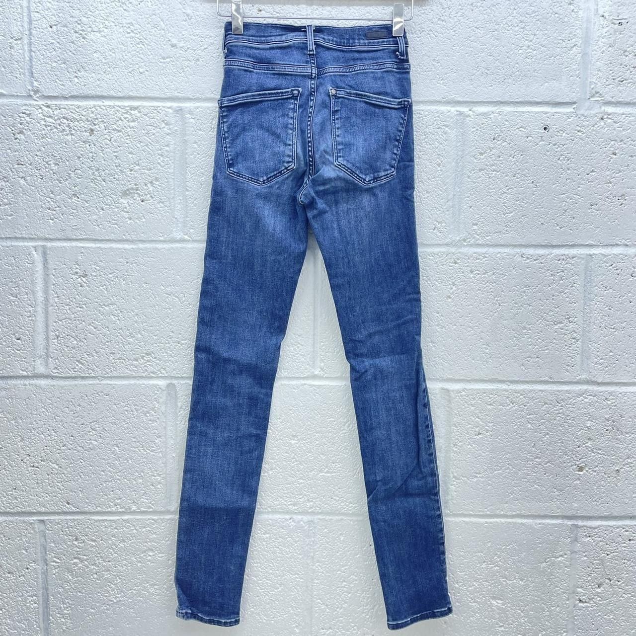 Jeans Femme Gant Kate - Taille Haute, Coupe Skinny - Taille W26 L32 - Gris Foncé/noir - Occasion TB