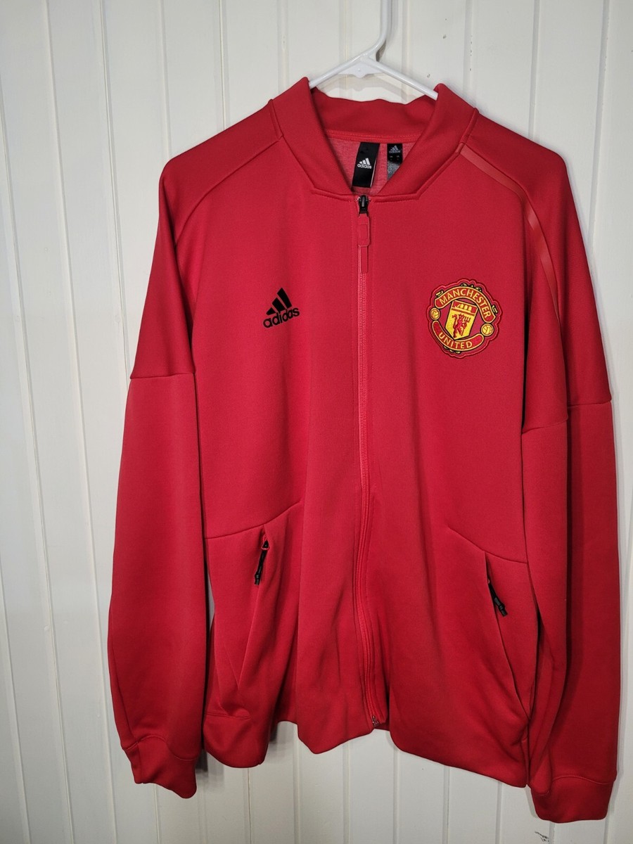 Adidas Manchester United FC Men's Full Zipper Track Style