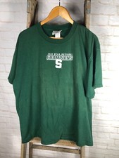 MICHIGAN STATE - 2000 FINAL FOUR SHIRT - XL Green NCAA Spartans National Champs