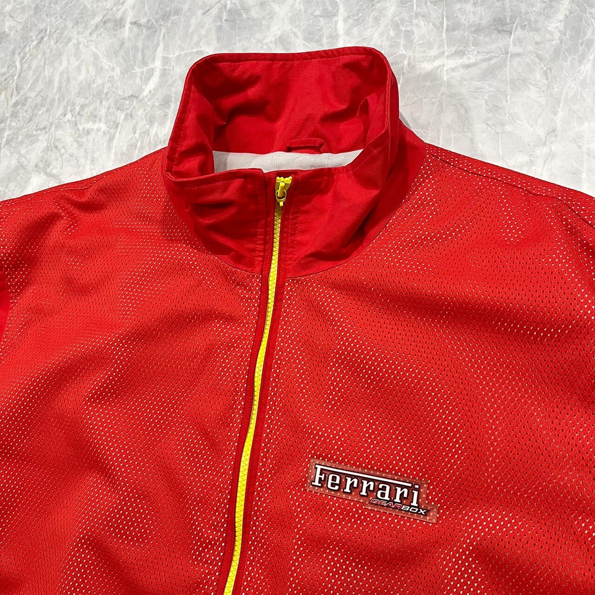 FERRARI GEAR BOX OFFICIAL ZIP JACKET RED SIZE M | eBay