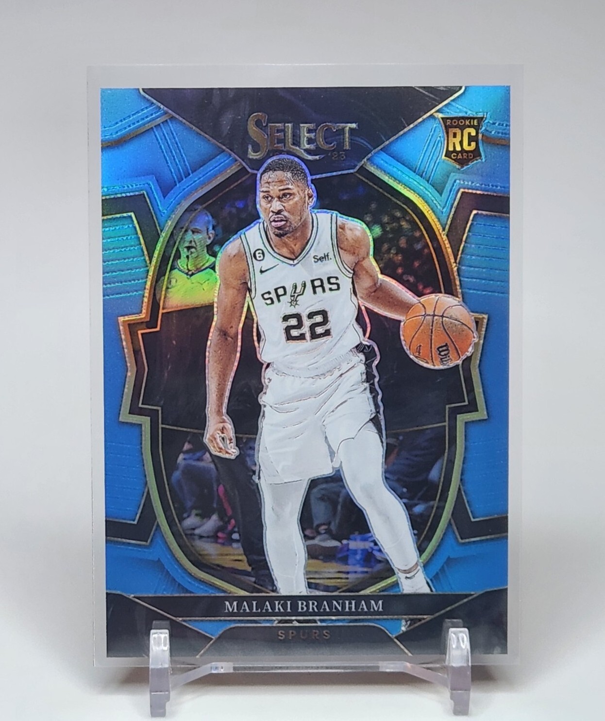 2022-23 Panini Select Malaki Branham #95 Light Blue Prizm /299