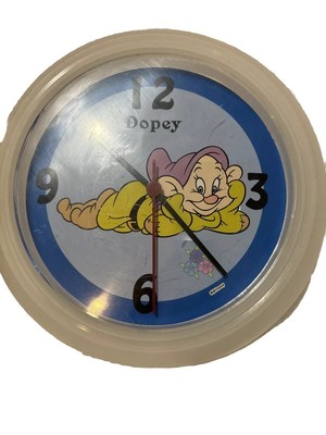 Vintage 1991  Disney Sunbeam  DOPEY  Wall Clock-IKEA works Fine.