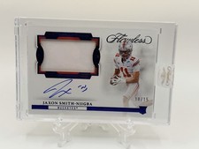 2023 Panini Flawless Rookie Patch Auto Jaxon Smith-Njigba Sapphire /15 🔥