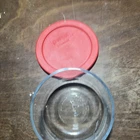 Pyrex Simply Store 4 Cup Glass Bowl With Red Lid Microwave Safe Non Toxic Round