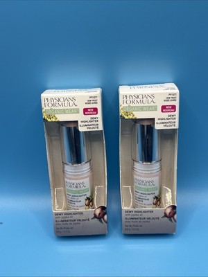 2 Pack NIB   Physicians Formula Organic Wear Dewy Highlighter PF11071 Dew Frost