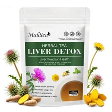 Liver Support Tea Support Cleanse Detox Repair Health Milk Thistle Dandelion