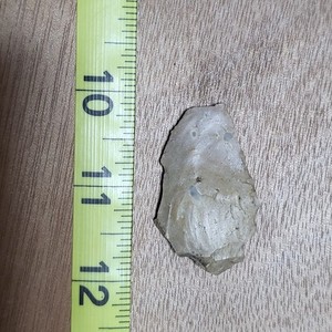 WELL USED AUTHENTIC OHIO STEMMED KNIFE STONE ARTIFACT SPEAR ARROWHEAD TOOL