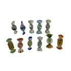 Lot of 11 Vintage Murano Style Hand Blown Glass Wrapped Candy Pieces Decor