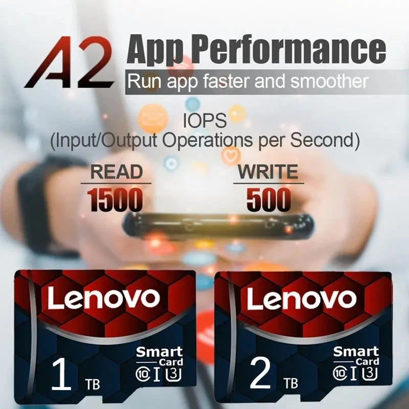 2TB 1TB 512GB 256GB 128GB A2 Micro SD Card High Speed U3 TF Memory Card PC Mac - Image 4 of 4