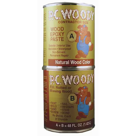 PC Products 643334 48oz Wood Epoxy Paste for Repairs & Restoration-image