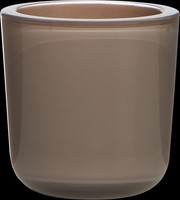 Inna-Glas Teelichthalter Nick Aus Glas, Naturbraun, 7,5Cm, Ø7,5Cm