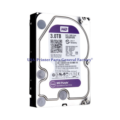 Fits For WD Purple 3TB WD30PURX 64MB SATA 3.5'' Internal Desktop HDD PC CCTV