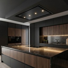 Dunstabzugshaube GURARI Deckenhaube GCH 791 BL Diamond  90 cm Schwarz