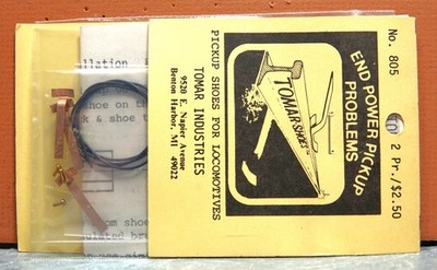 TOMAR INDUSTRIES HO SCALE ELECTRICAL PICKUPS for LOCOMOTIVES # 805