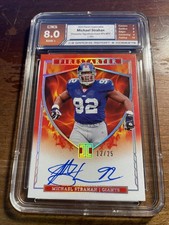 2023 Panini Impeccable Michael Strahan Firestarter Signature #FS-MST /25 C3G 8