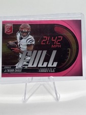 2025 Panini Donruss Elite - Full Throttle Ja'Marr Chase #21 Pink