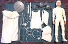 Marx Custom White Viking Eric w/ Accessories and White Faux Fur Collared Cloak
