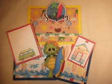 SURFING 3D PAPIER PIECING SCRAPBOOK MATA STRONA ZESTAW