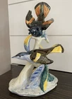 Vintage Stangl Pottery Birds #3490 Double Redstarts Hand Painted Bird Figurine