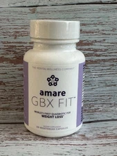 Amare Global GBX Fit 30 Capsules - 1st Quadbiotic for Weight Loss - Pack of 1