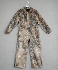 Walls Coveralls Youth Boys Size 12 R Insulated Camo Hunting Realtree Overalls
