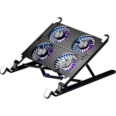 Laptop Kühler Ständer Notebook Kühlpad 7 Stufen Höhenverstellbar Leise Gaming 3W