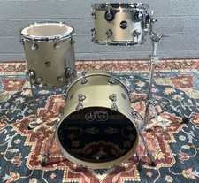 DW 3-Piece Performance Drum Set - Gold Mist 18x14 Kick, 14x14, 8x12" Toms
