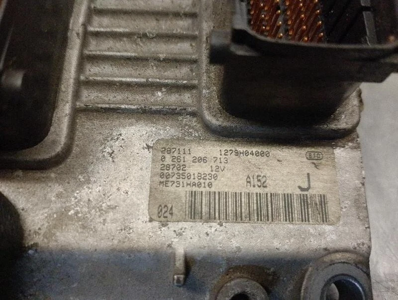 0261206713 centralina motore per ALFA ROMEO 166 2.0 16V CAT 1998 4560347 - Immagine 3 di 3