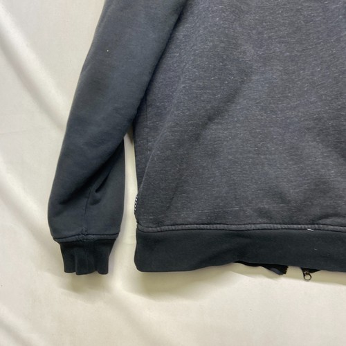 Volcom Foreman Hoodie Mens Large Navy Heather Sherpa Lined Cotton Logo Full-Zip - Picture 17 of 19
