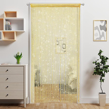 Door String Curtain Doorway Beads Curtains,Hanging Room Divider Beaded Decor Hip