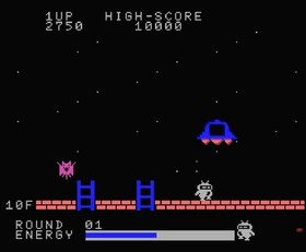 &copy;1983 Marvel Takara MSX Computer Cartridge STEP UP Japanese Arcade Platformer...