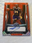 SHAQUILLE O'NEAL 2025 Leaf Metal #BA-SO1 Orange Prismatic Autograph Auto #12/40